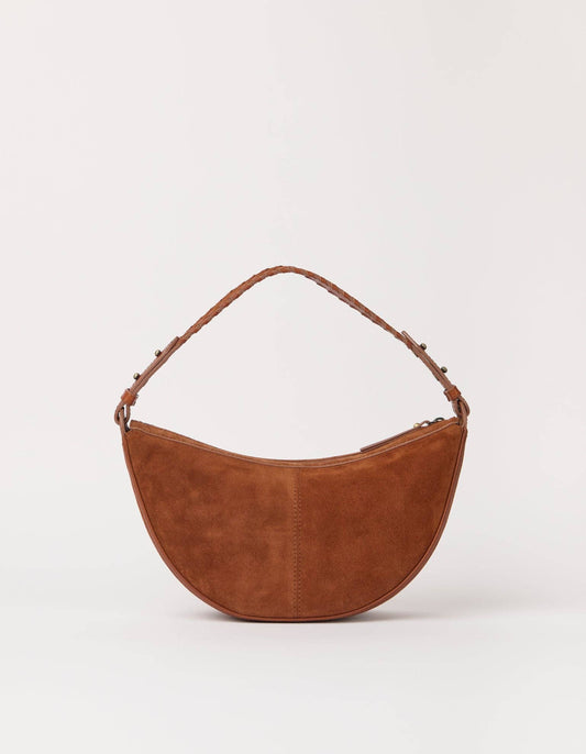 Leo Cognac Suède Classic Leather Shoulder Strap