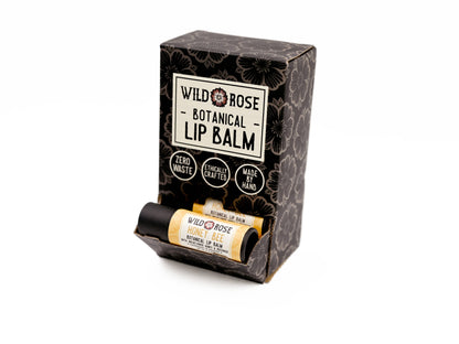 Wild Rose Herbs - Elderberry - Natural Lip Balm: 12-Pack Display Box