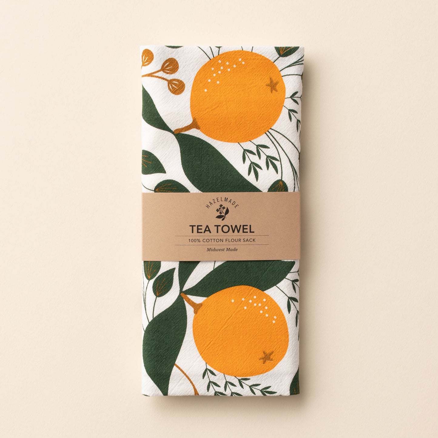 Oranges Tea Towel