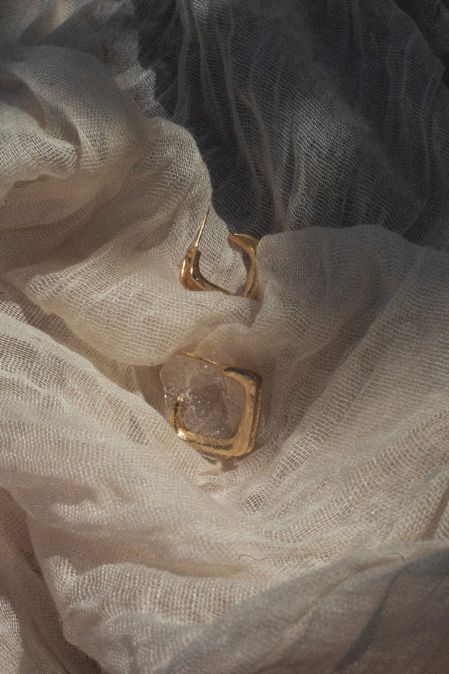 Terra Earrings: Sterling silver