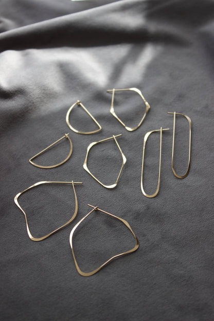 Facet Earrings 14k Gold Fill