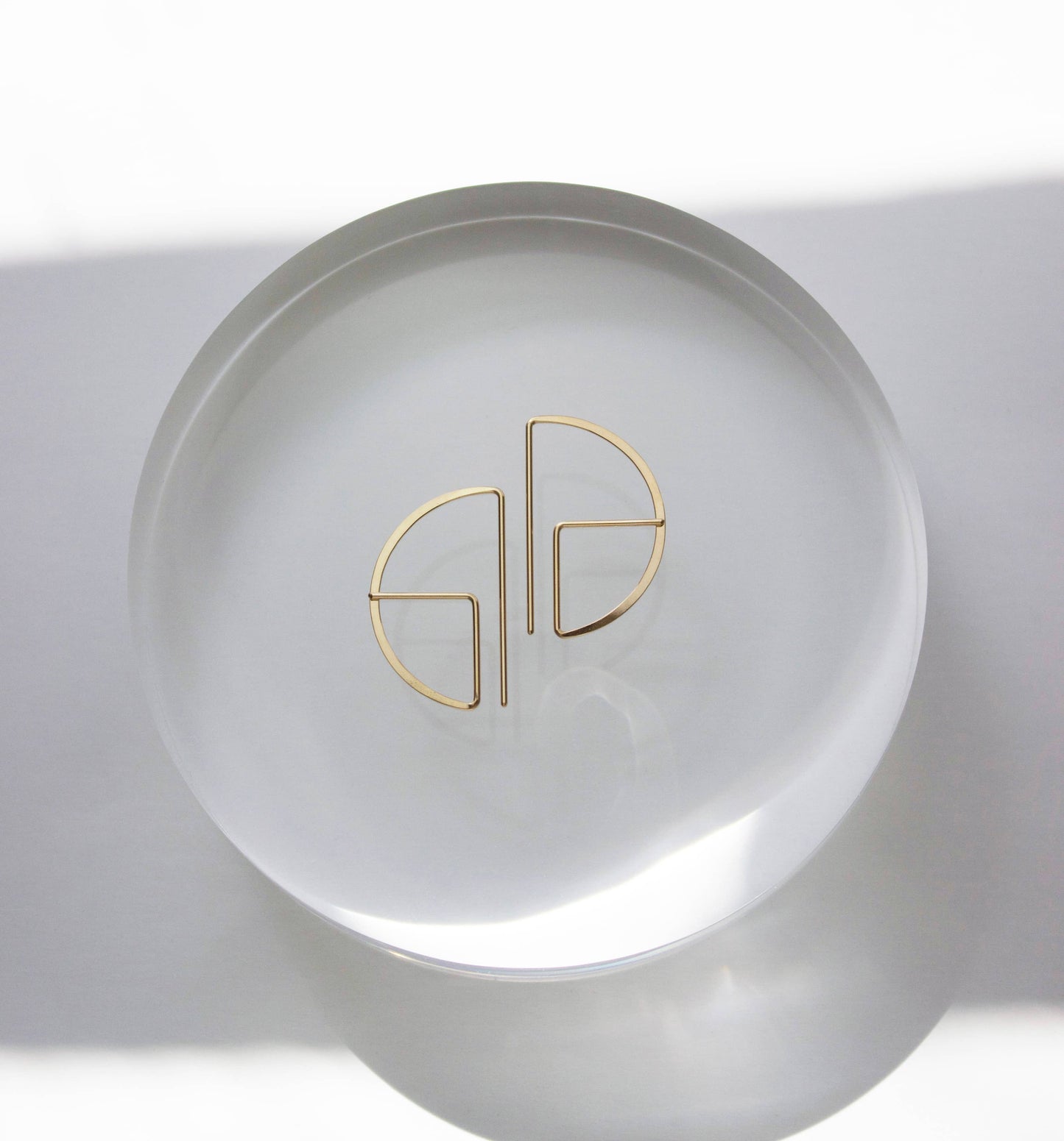 Sm. Round Profile Earrings: 14K Gold Fill