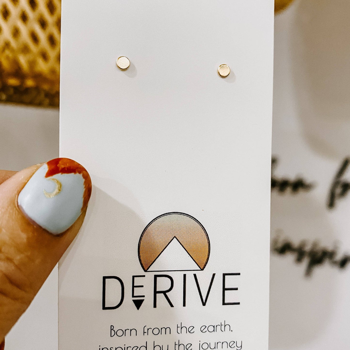 Tiny Dot Stud Earrings  14k gold filled