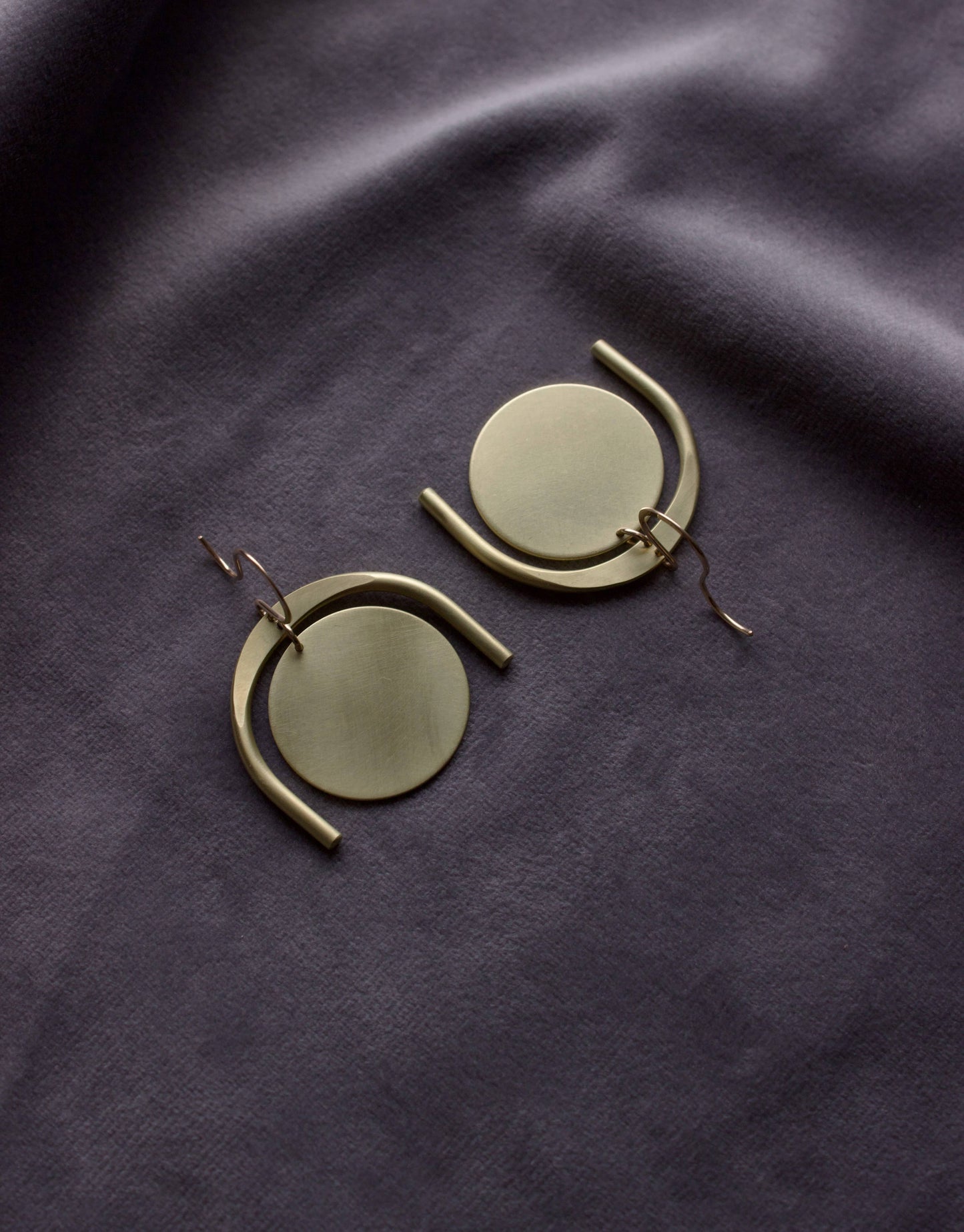 Large Thera Earrings Brass/GF EarWire