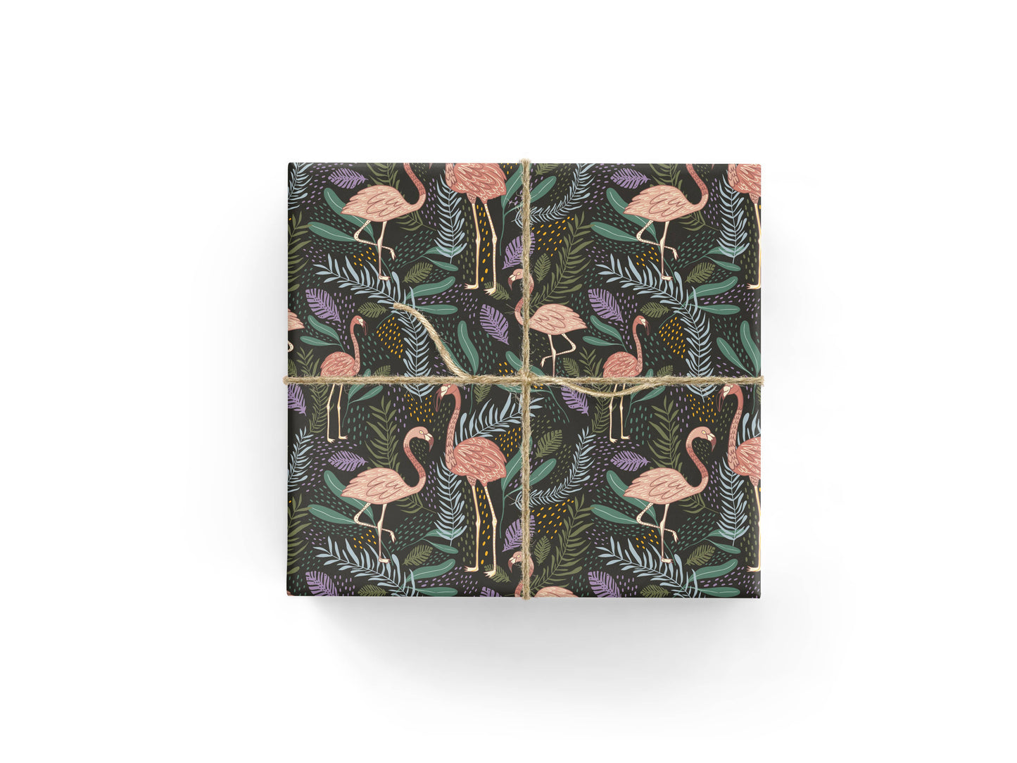 Flamingo Garden Wrapping Paper