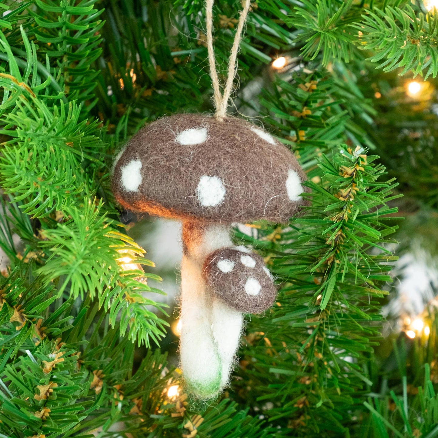 Felt Mushrooms Ornament