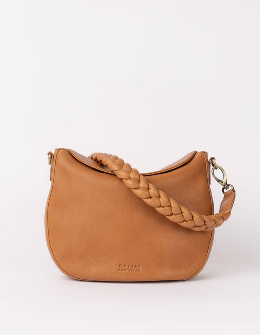 Eco Friendly Leather Bag with Braided Strap