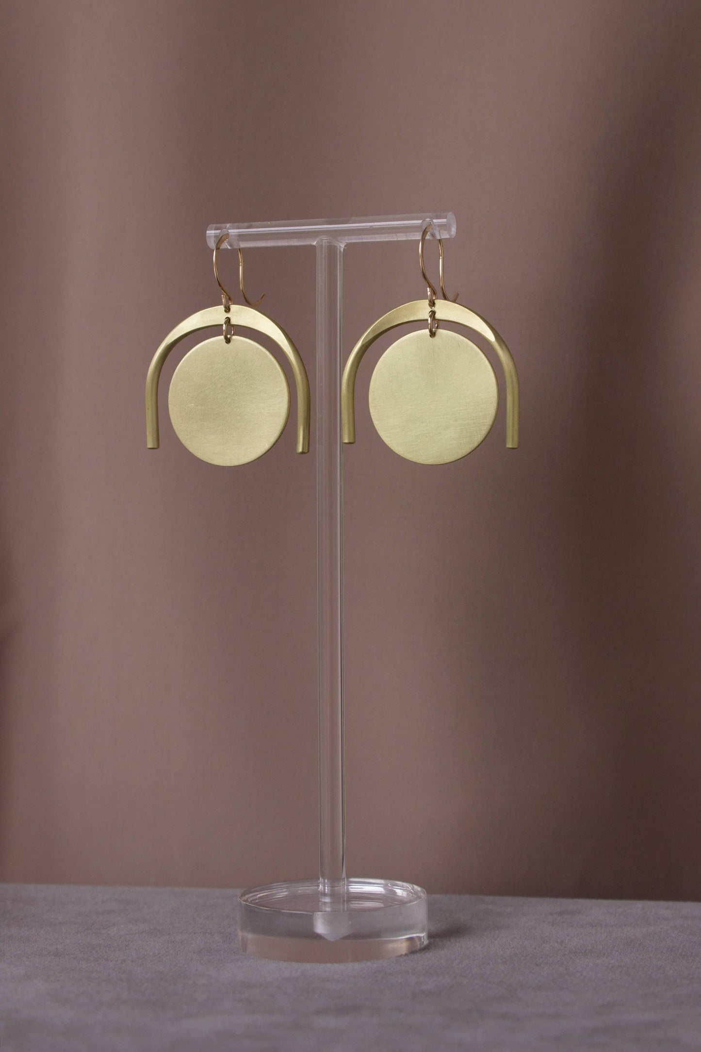 Large Thera Earrings Brass/GF EarWire