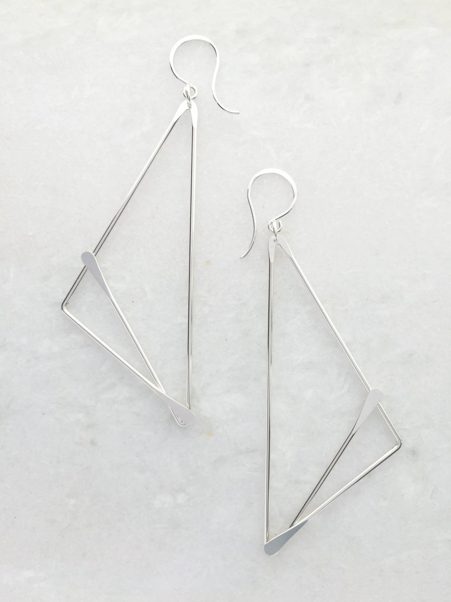 Fox Earrings: Brass