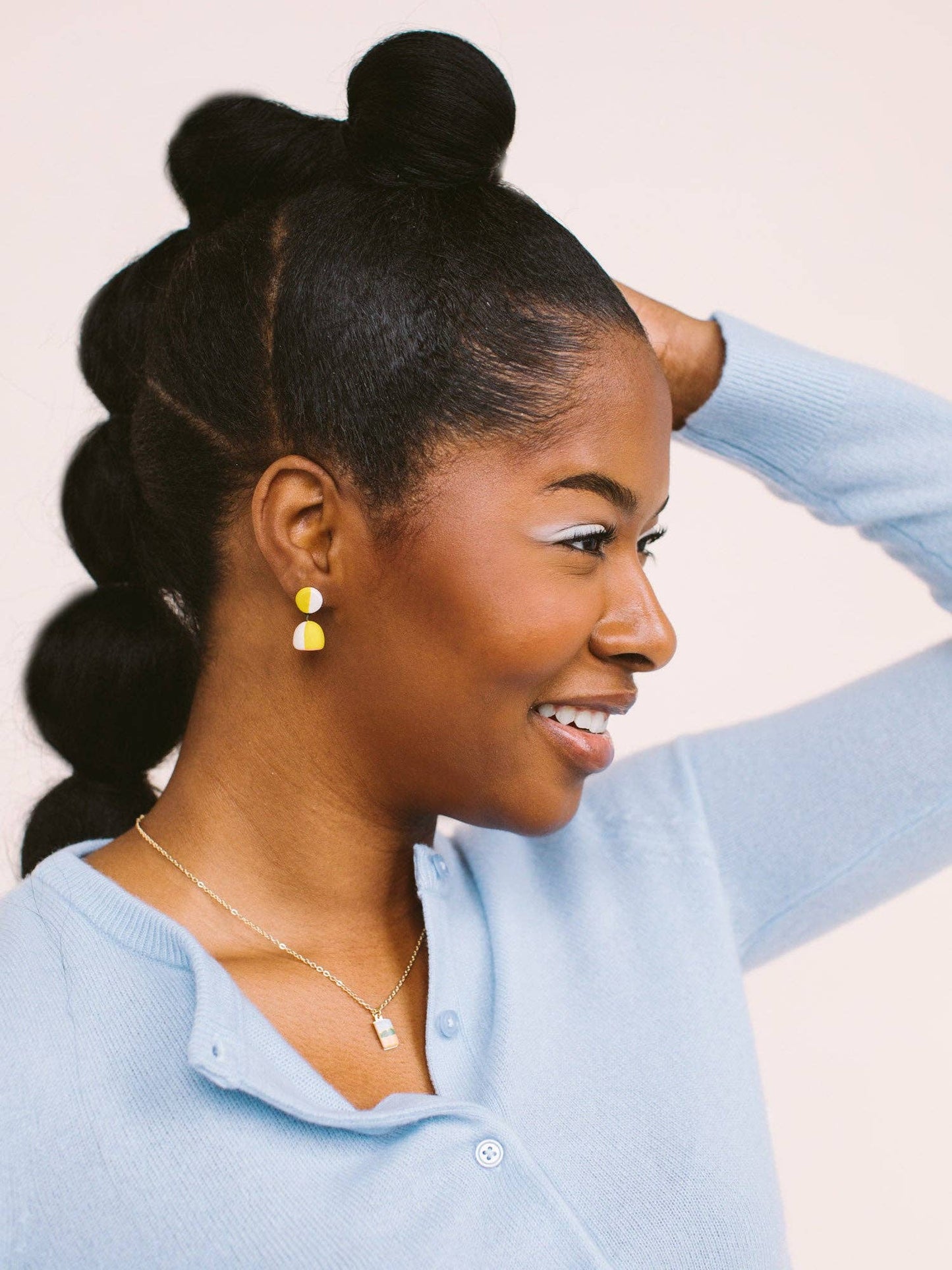 Strawberry Fields Necklace Painted Porcelain