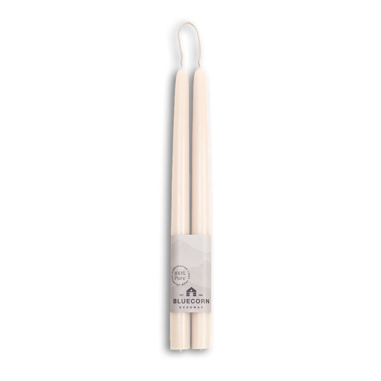Beeswax Taper Candles – Ivory / 12"