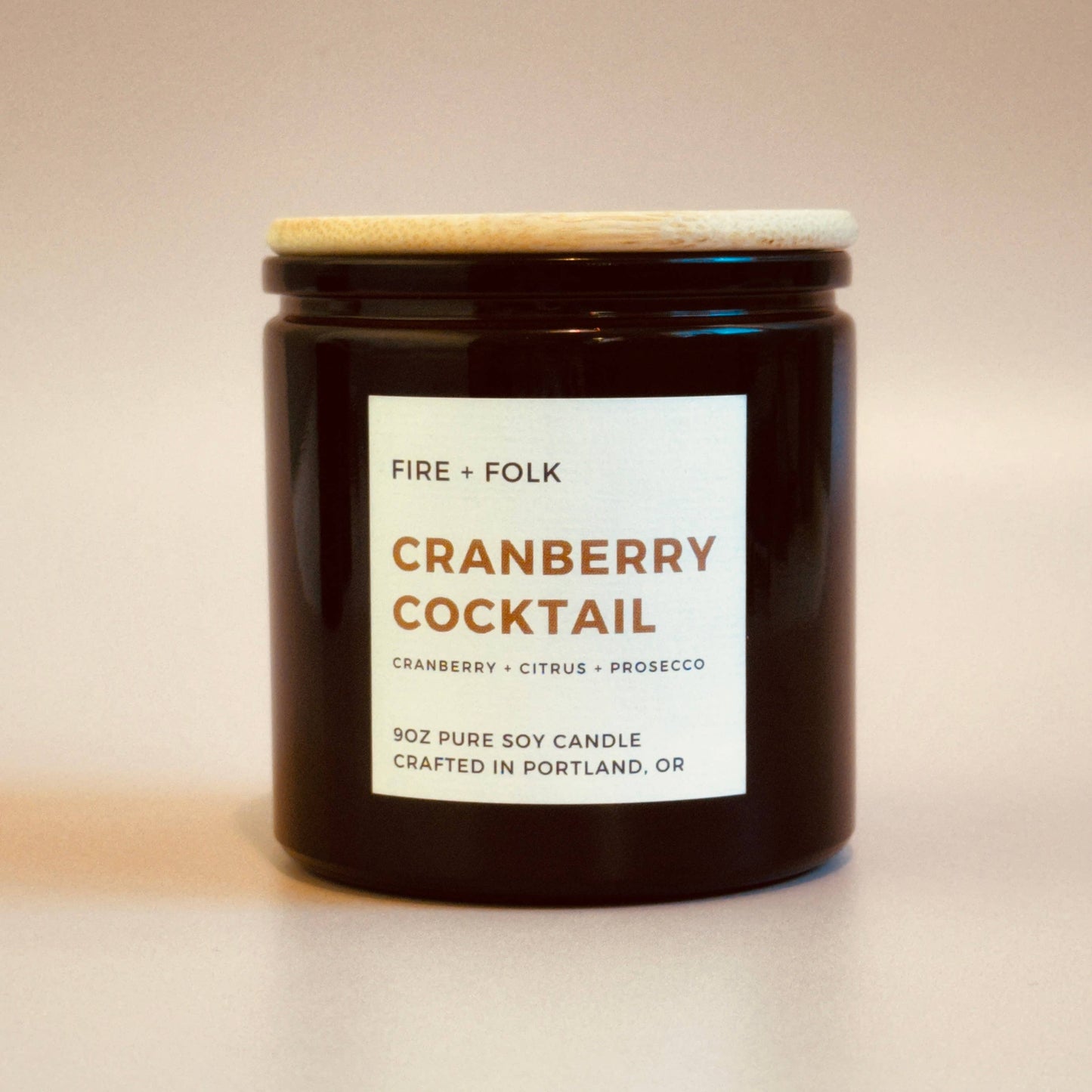 Cranberry Cocktail | 9oz Wood Wick Soy Candle