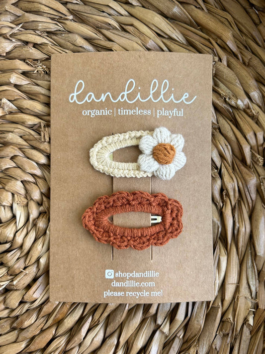 Crochet Hair Clips