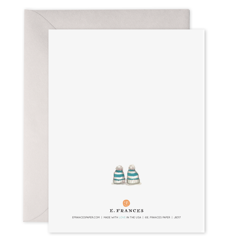 E. Frances Paper - Mate For Life | Wedding, Anniversary Penguin Greeting Card: 4.25 X 5.5 INCHES
