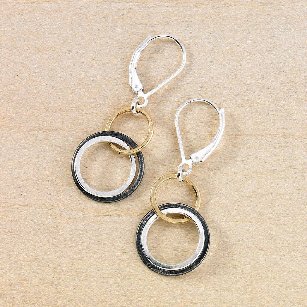 3 Mixed Metal Earrings