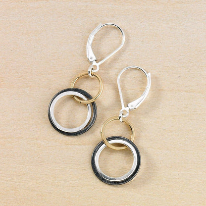 3 Mixed Metal Earrings
