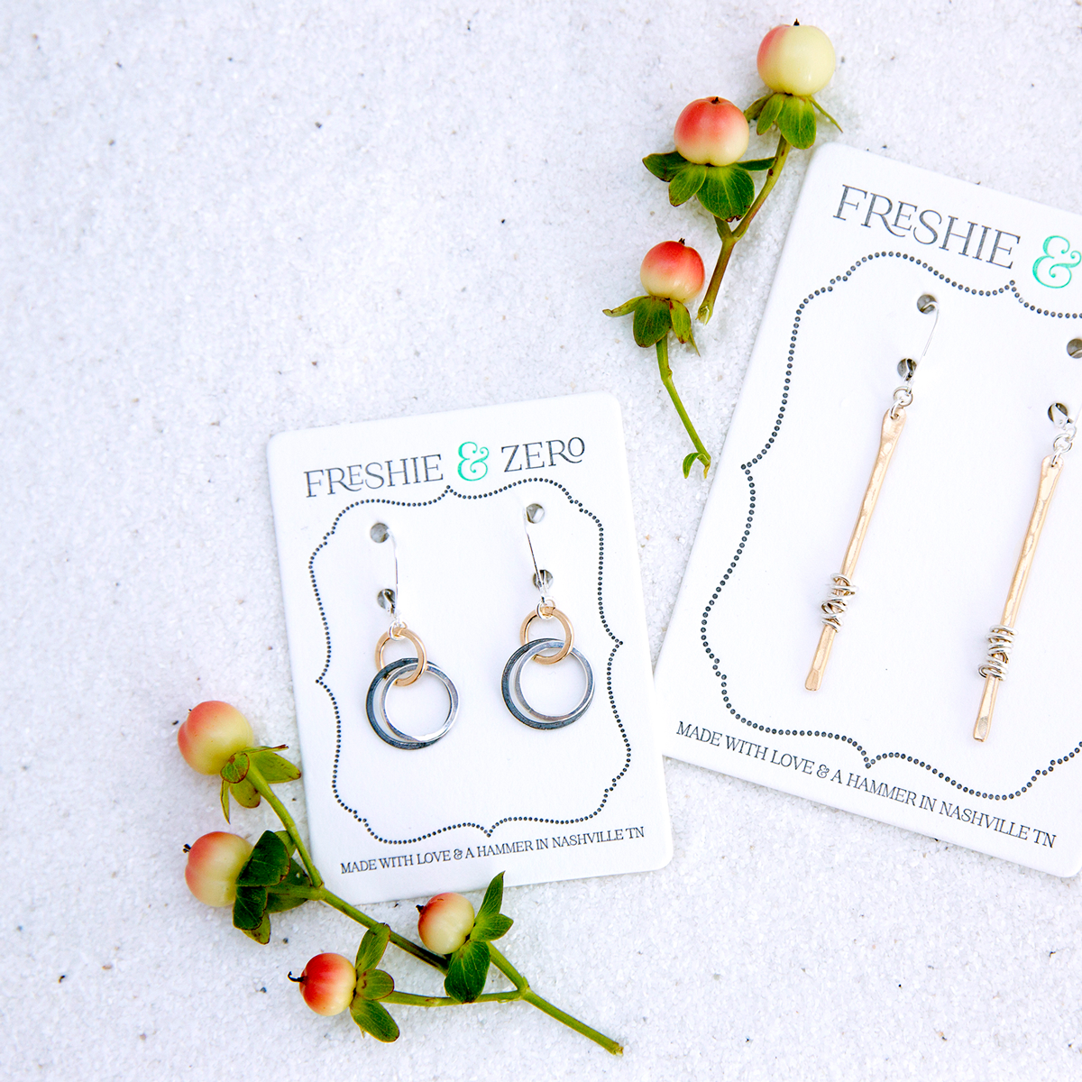 3 Mixed Metal Earrings