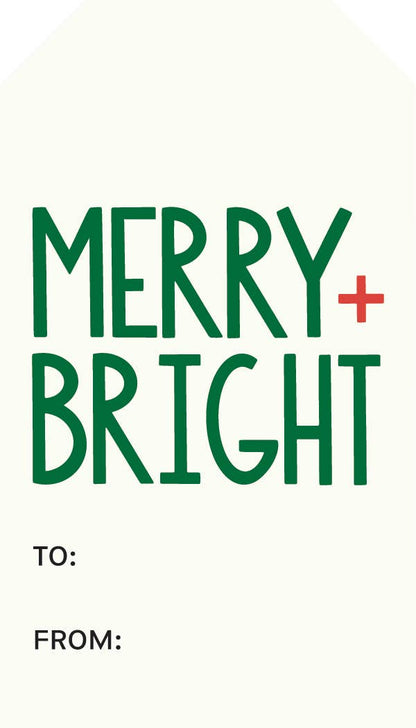 Merry + Bright Gift Tags