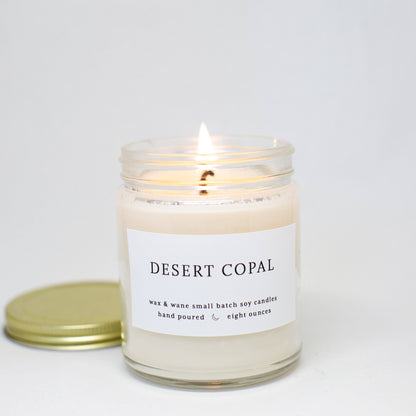 Desert Copal Modern Soy Candle: 8 oz