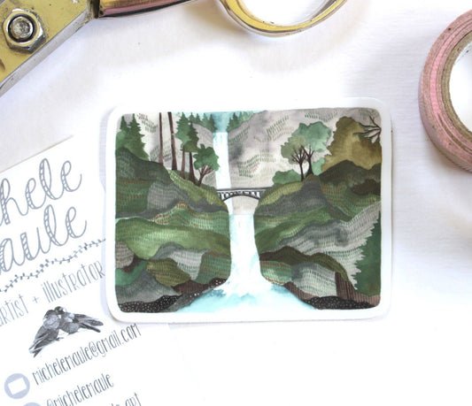 Multnomah Falls Sticker