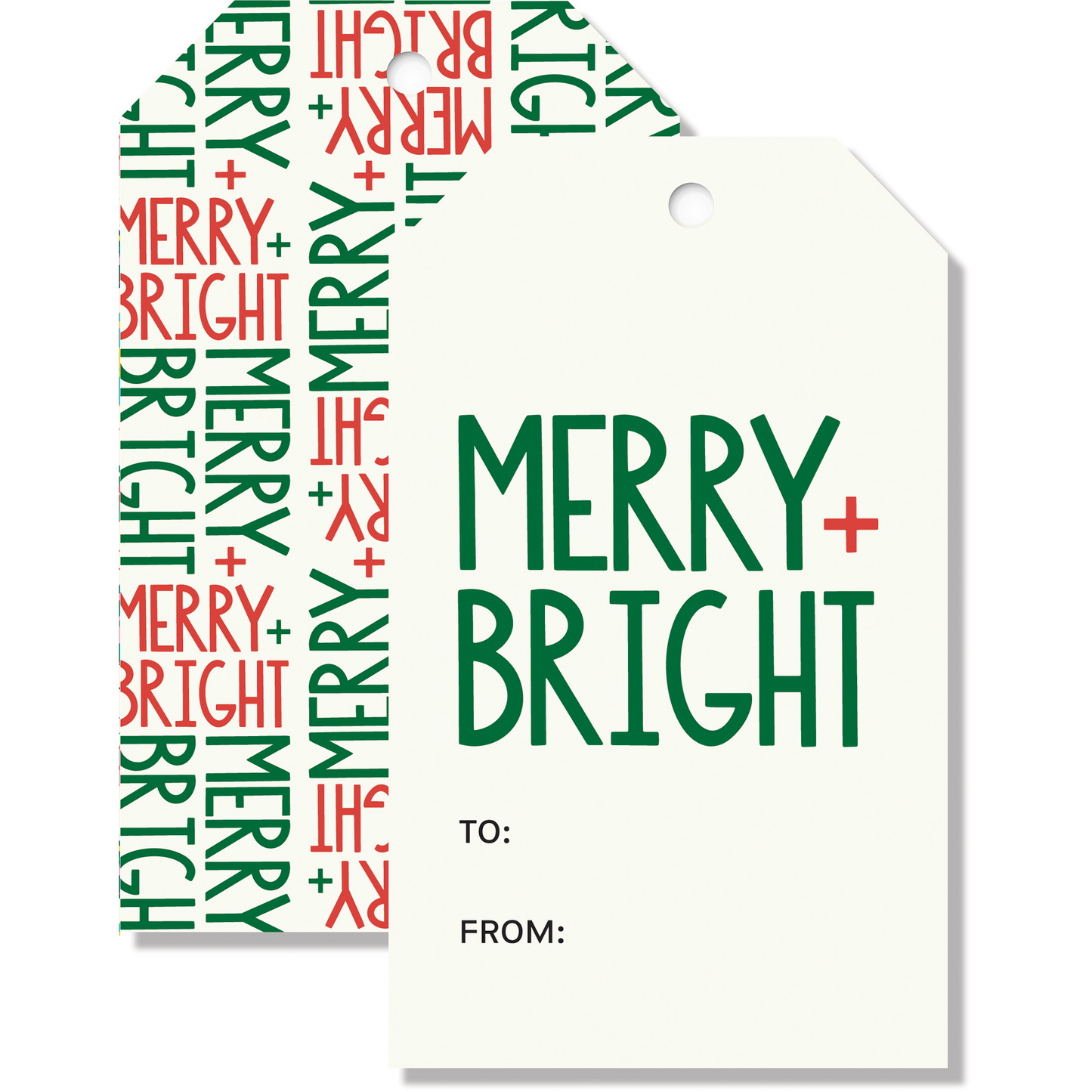 Merry + Bright Gift Tags