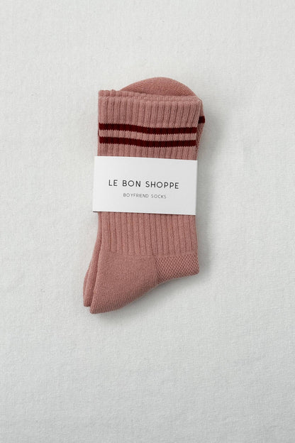 Le Bon Shoppe - Boyfriend Socks: Maroon