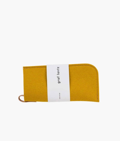 Classic Merino Wool Eyeglass Sleeve Dijon