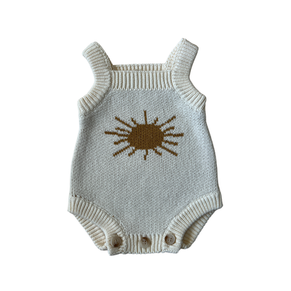 Mr. Sun Romper - Cream