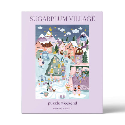 Sugarplum Village 1000 Piece Christmas Puzzle