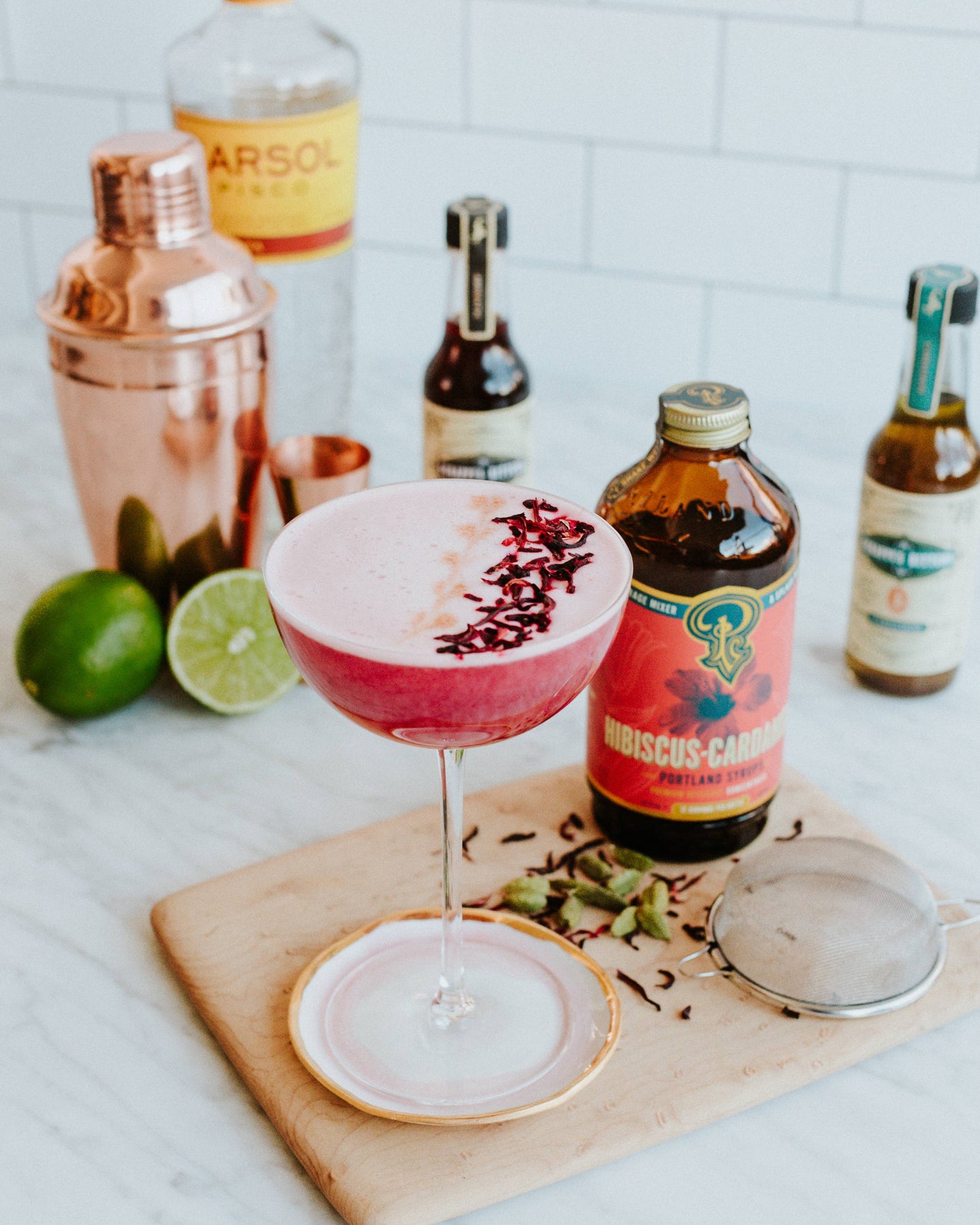 Hibiscus Cardamom Syrup 12oz