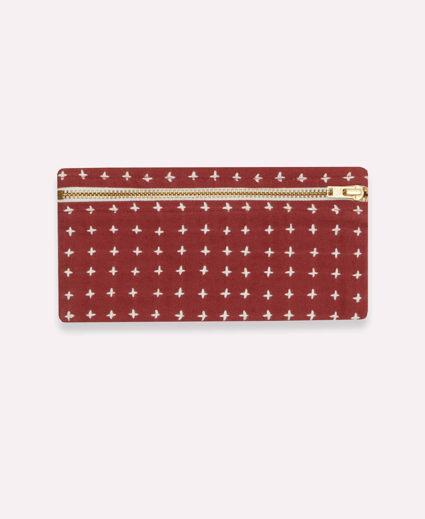 Cross-Stitch Pencil Case: Moss