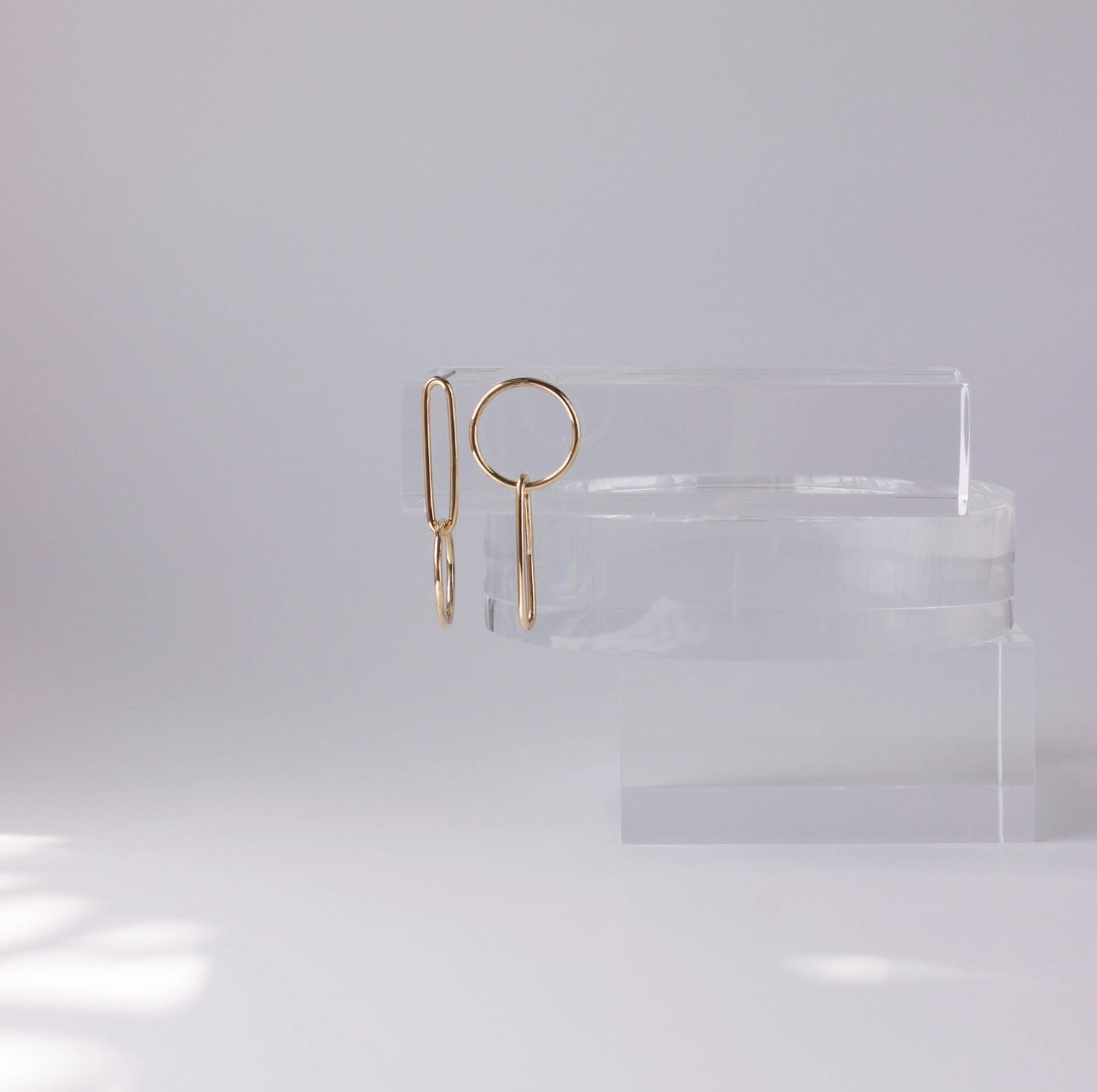 Mirror Link Earrings 14K Gold Fill