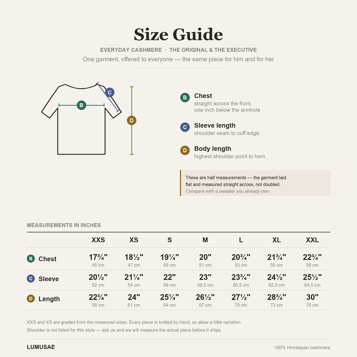 Cashmere Crewneck Sweater Oatmeal Melange
