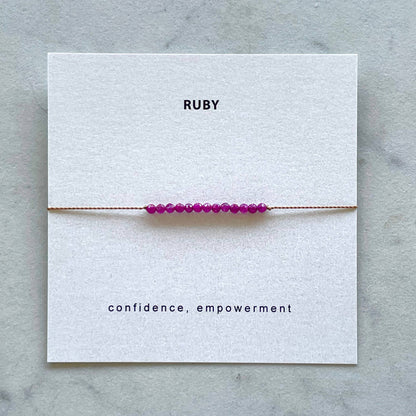 Ruby Prosperity Bracelet