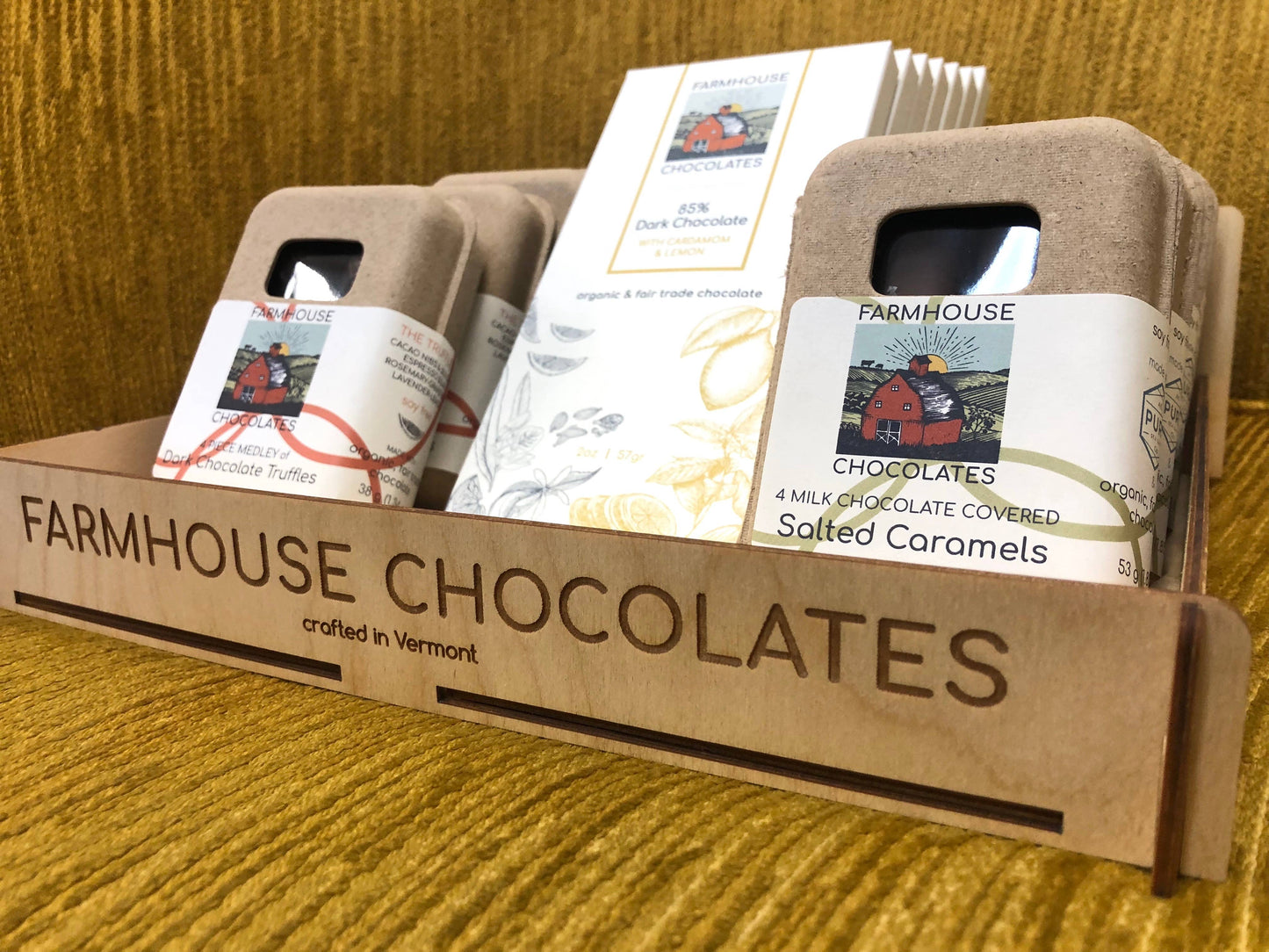 38% Organic Milk Chocolate Bar w/ Orange & Alaskan Sea Salt