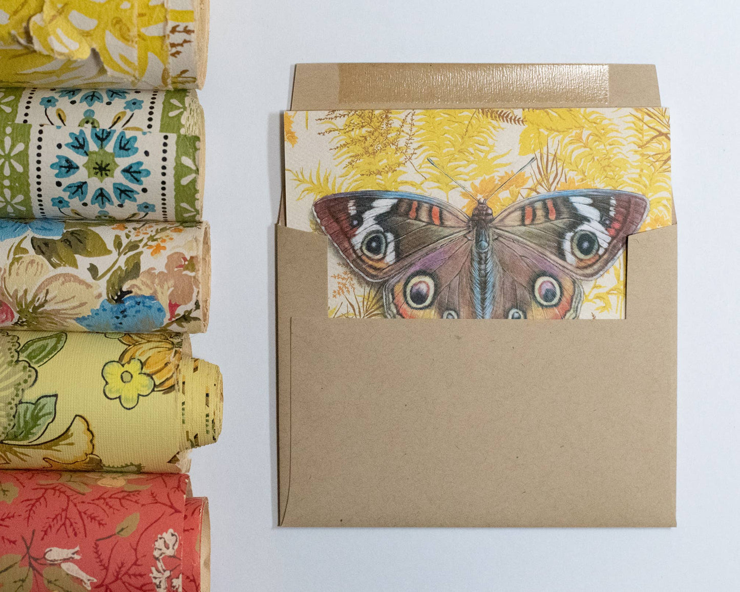 Emily Uchytil - Buckeye Butterfly -  Note Card