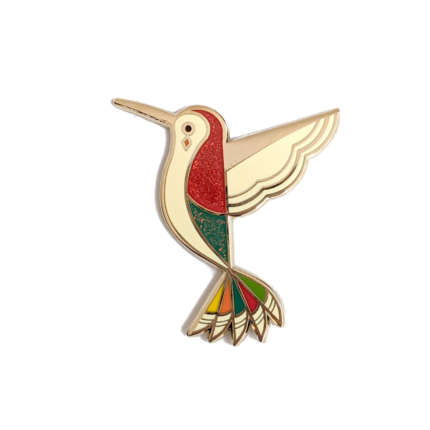 Hummingbird Hard enamel pin