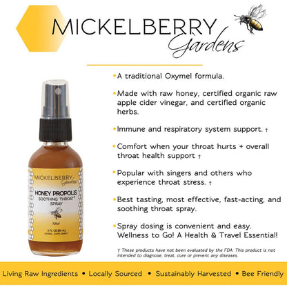 Mickelberry Gardens - Honey Propolis Throat Spray