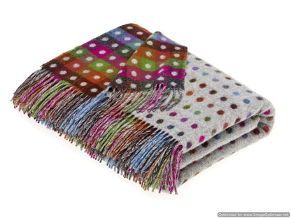 Contemporary Tile Merino Lambswool Throw