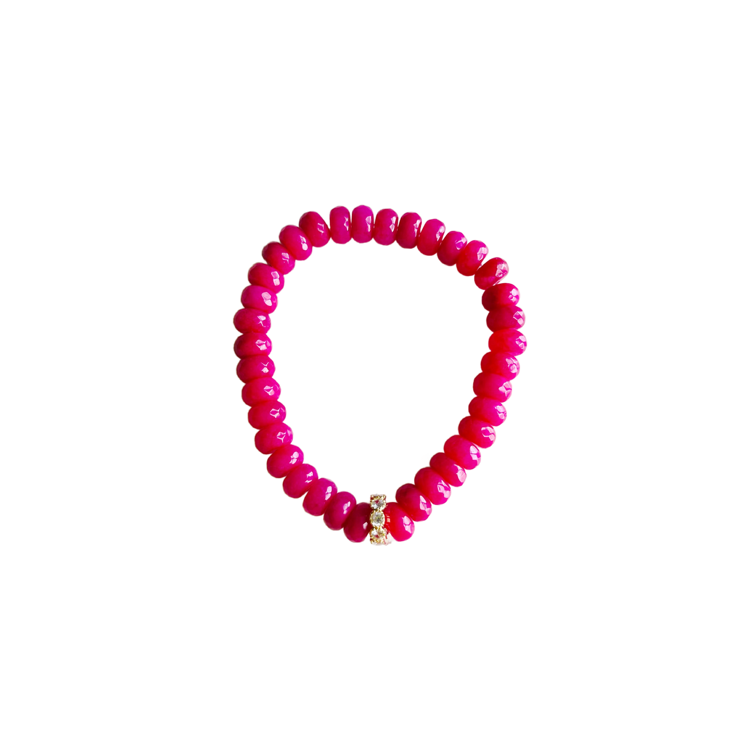 Market and King - Candy Stretch Bracelets: White Quartz