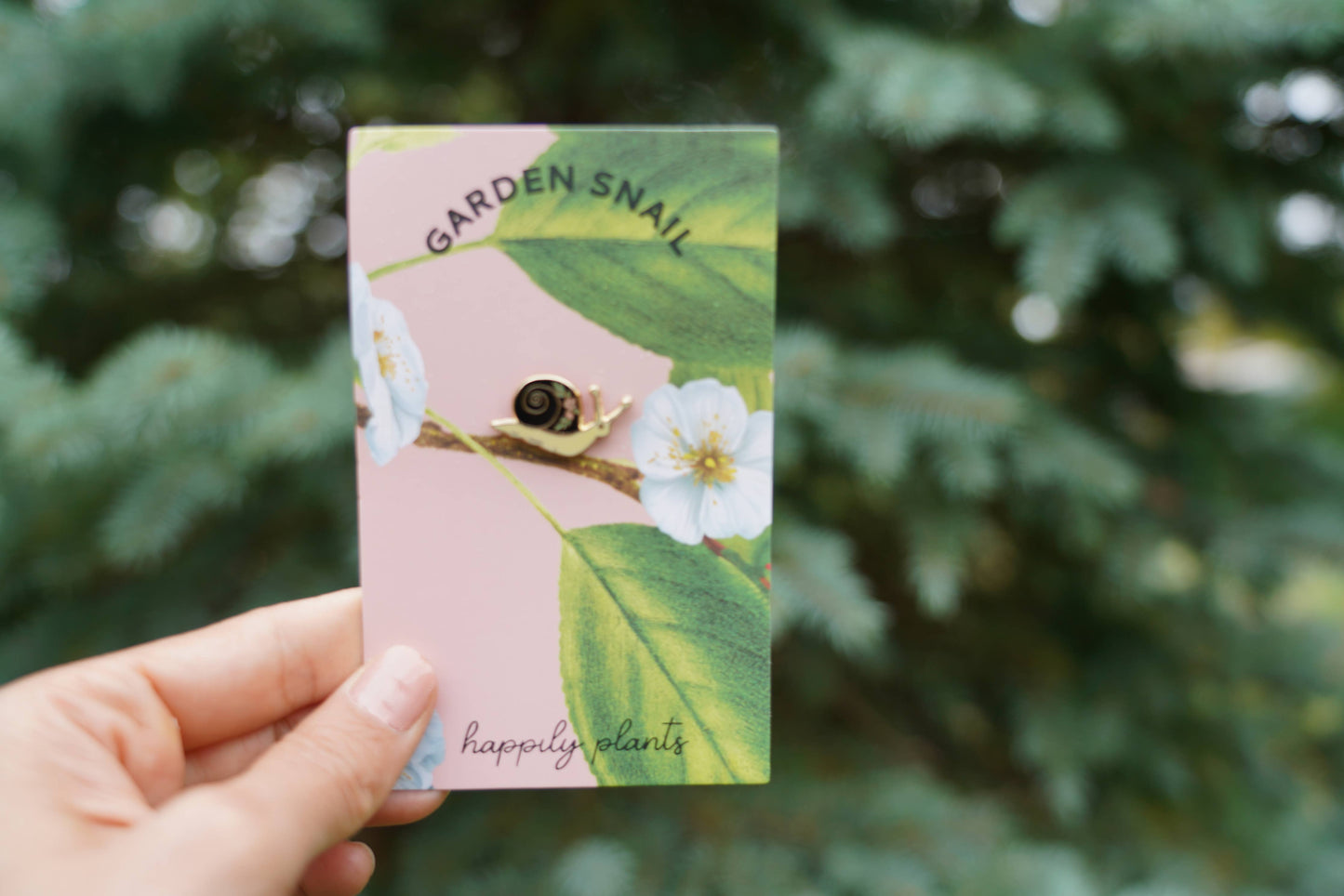Garden Snail Pin