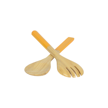 Small Bamboo Server Set: Pastel Green