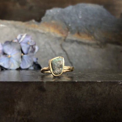 Guardian Ring Raw Emerald: 7.5