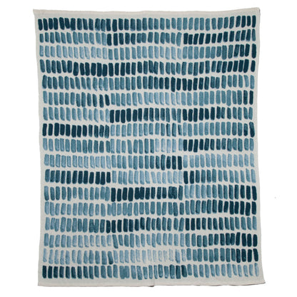 Cotton Knit Watercolor : Blue