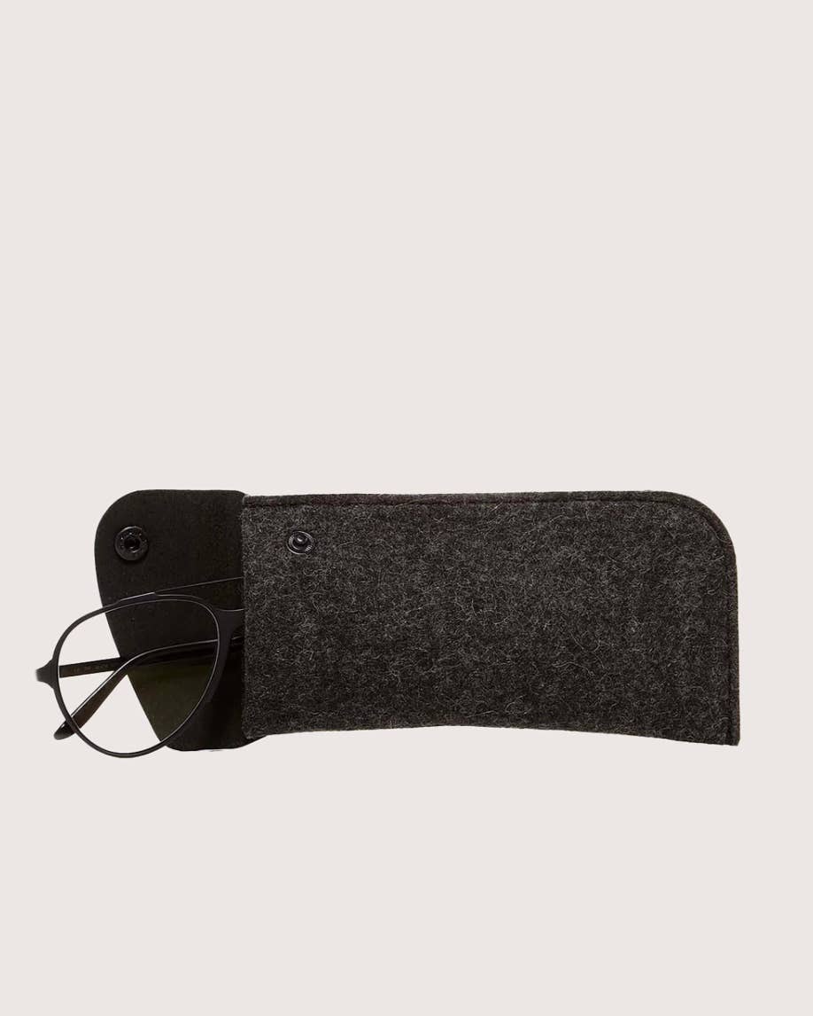 Graf Lantz - Anzen Merino Wool Eyeglass Sleeve Charcoal