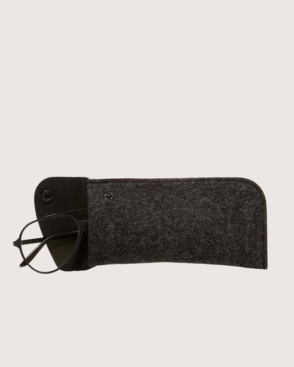 Graf Lantz - Anzen Merino Wool Eyeglass Sleeve Charcoal