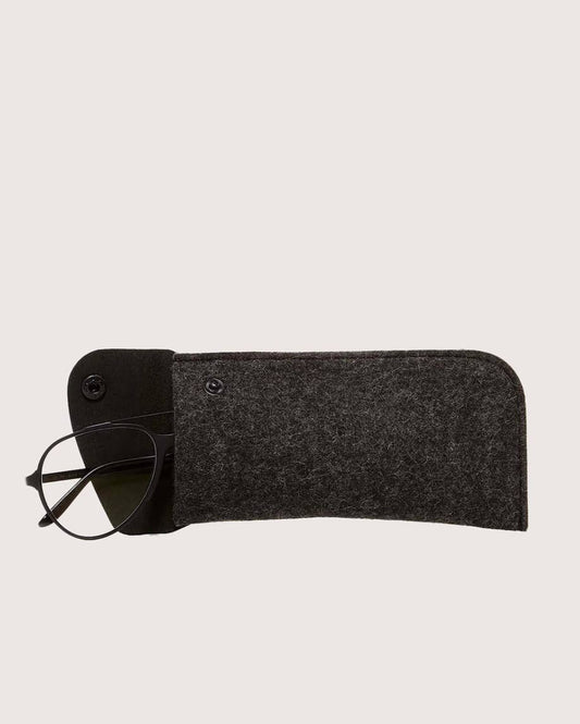 Graf Lantz - Anzen Merino Wool Eyeglass Sleeve Charcoal