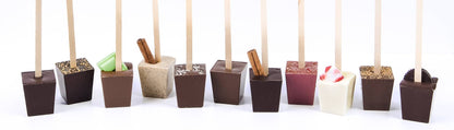 Hot  Chocolate on a Stick- Orange (dark)