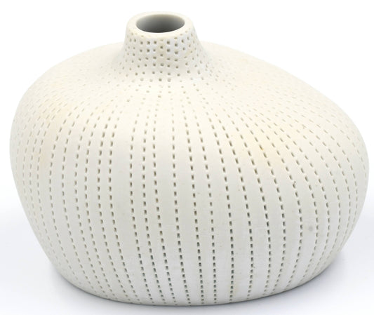 Abstract Dash Porcelain Bud Vase