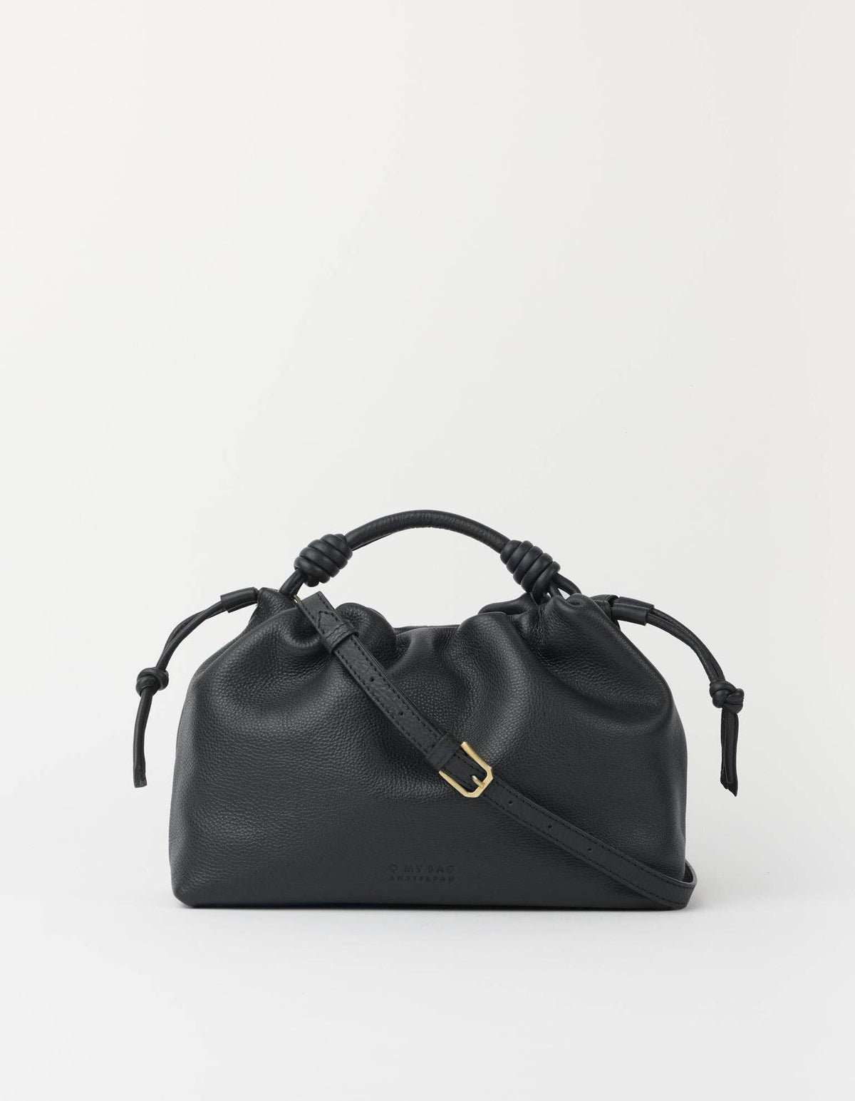 O My Bag - Kiki Midi - Black Soft Grain Leather: Black / Soft Grain Leather / Small